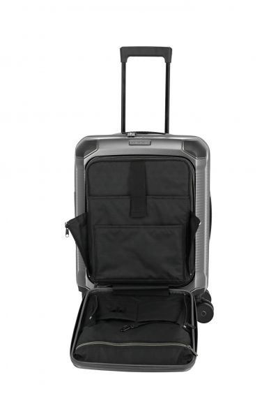 Travelite Millennium Trolley 4w S F. Pocket Silver #7